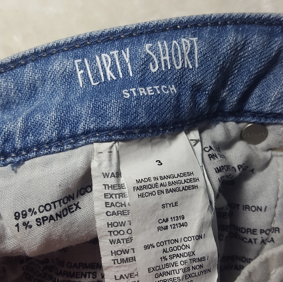 Garage Light Blue Wash Flirty Shorts - Picture 10 of 11